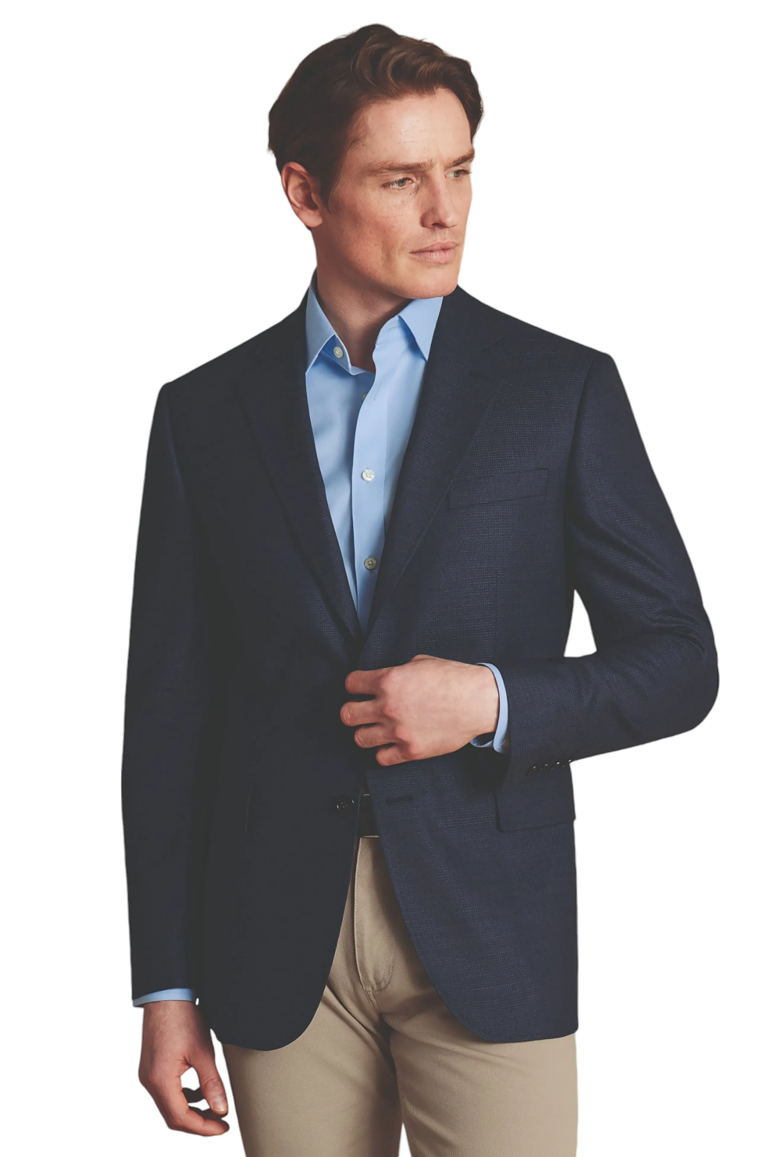 Charles Tyrwhitt Men's Proper Blazer Slim Fit Jacket