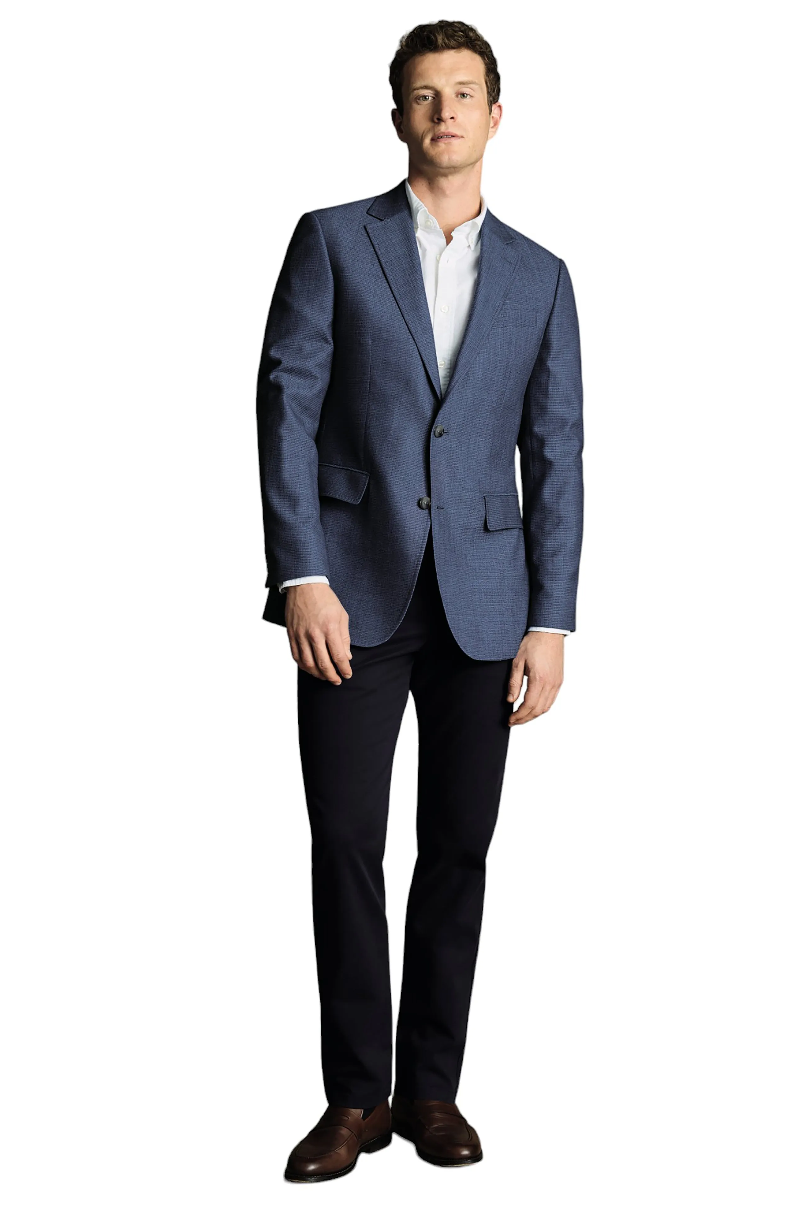 Charles Tyrwhitt Men's Proper Blazer Slim Fit Jacket