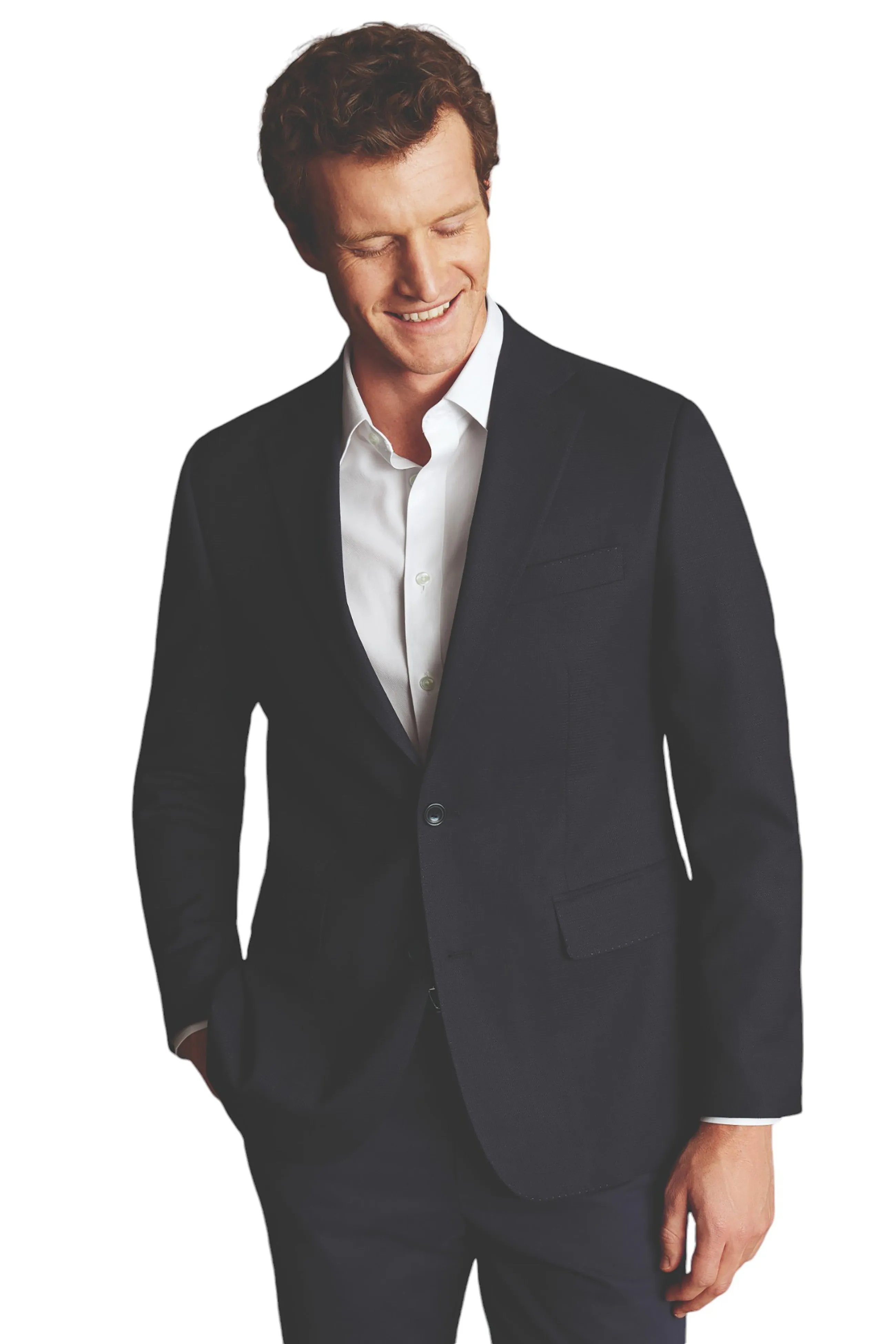 Charles Tyrwhitt Men's Proper Blazer Slim Fit Jacket