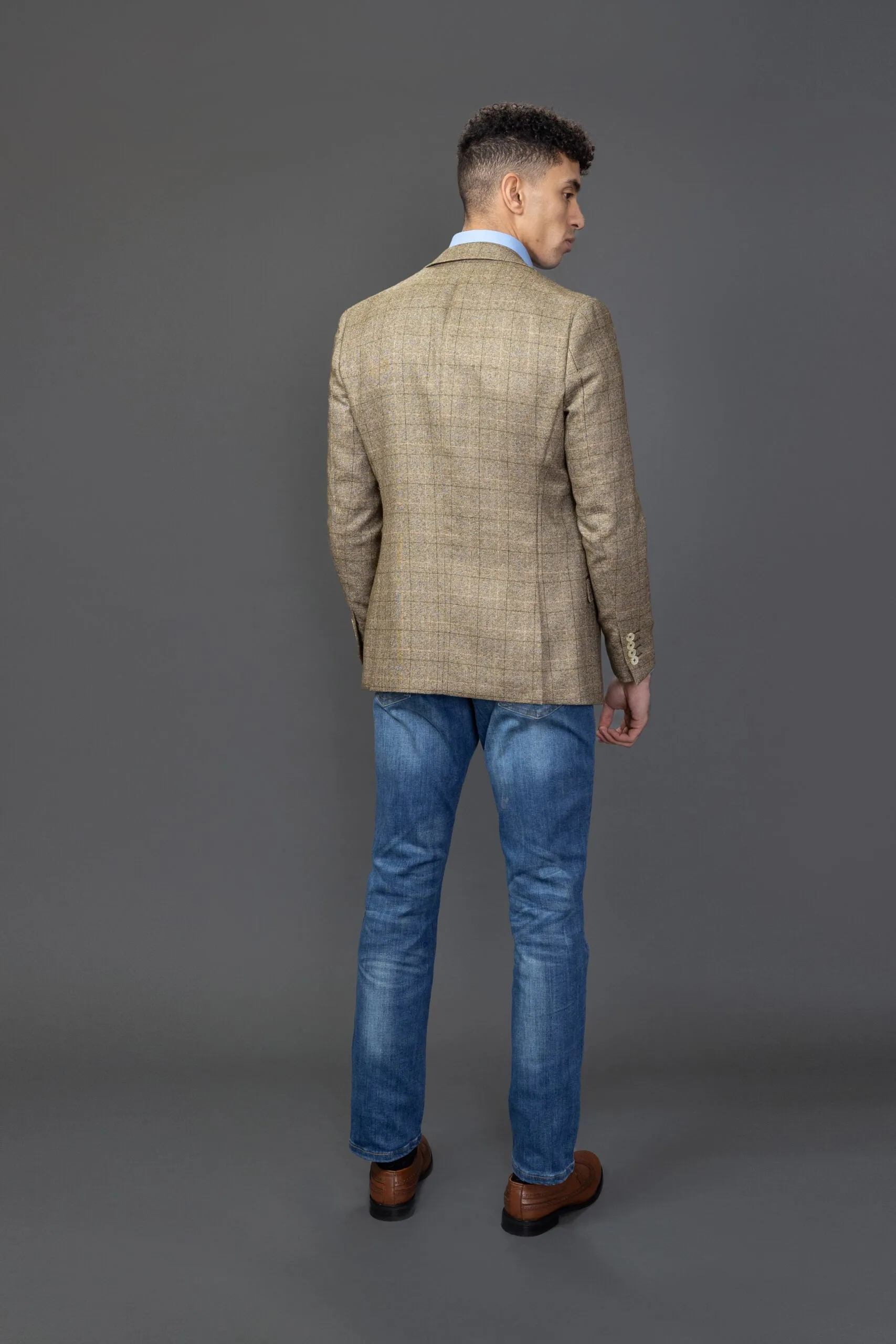 Check Blazer Sport Coat Slim Fit