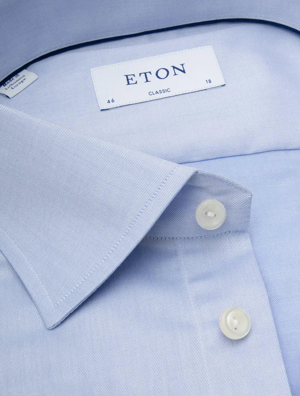 Classic Plain Shirt Blue