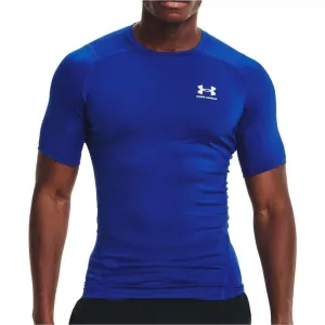 Clothing Under Armour  Men Under Armour HeatGear Armour Short Sleeve Mens Compression Top - Blue