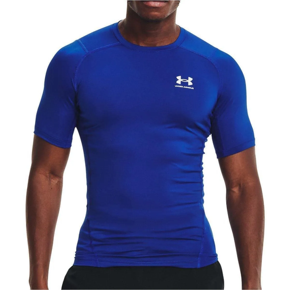Clothing Under Armour  Men Under Armour HeatGear Armour Short Sleeve Mens Compression Top - Blue