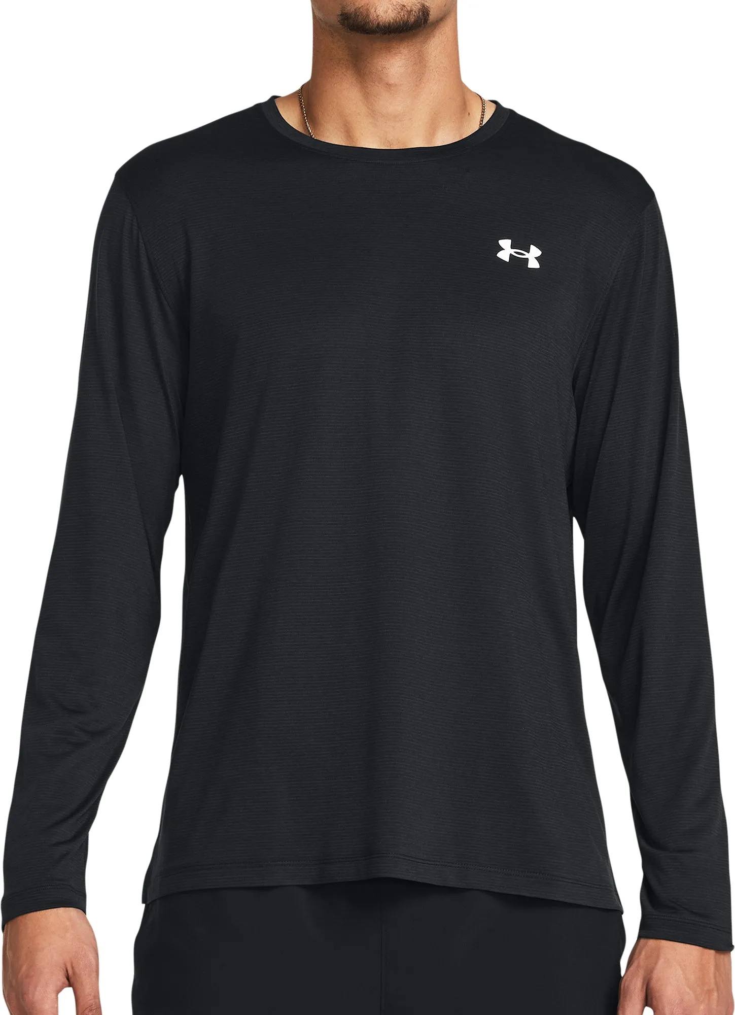 Clothing Under Armour  Men Under Armour Launch Long Sleeve Mens Running Top - Black