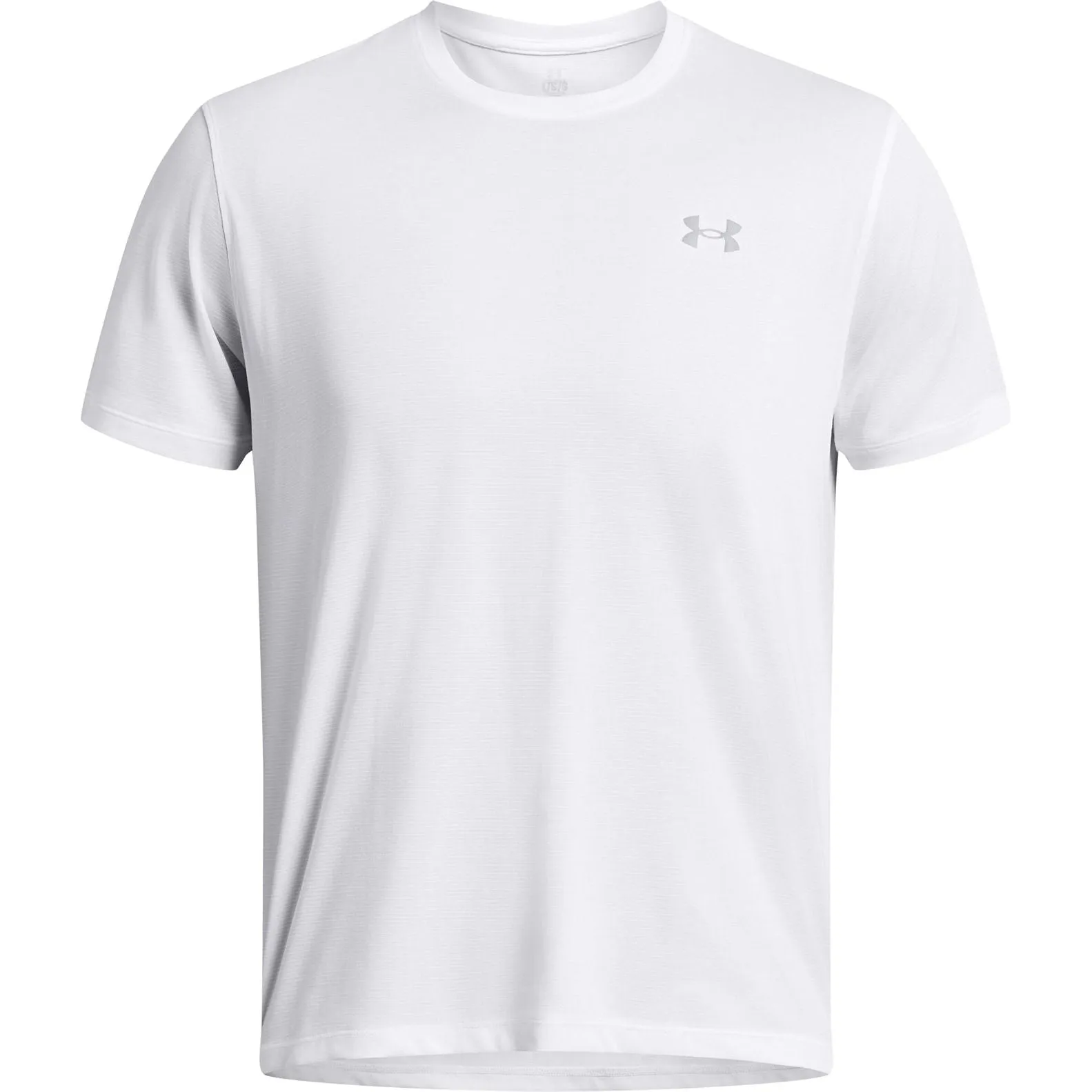 Clothing Under Armour  Men Under Armour Launch Short Sleeve Mens Running Top - White