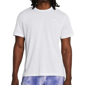 Clothing Under Armour  Men Under Armour Launch Short Sleeve Mens Running Top - White
