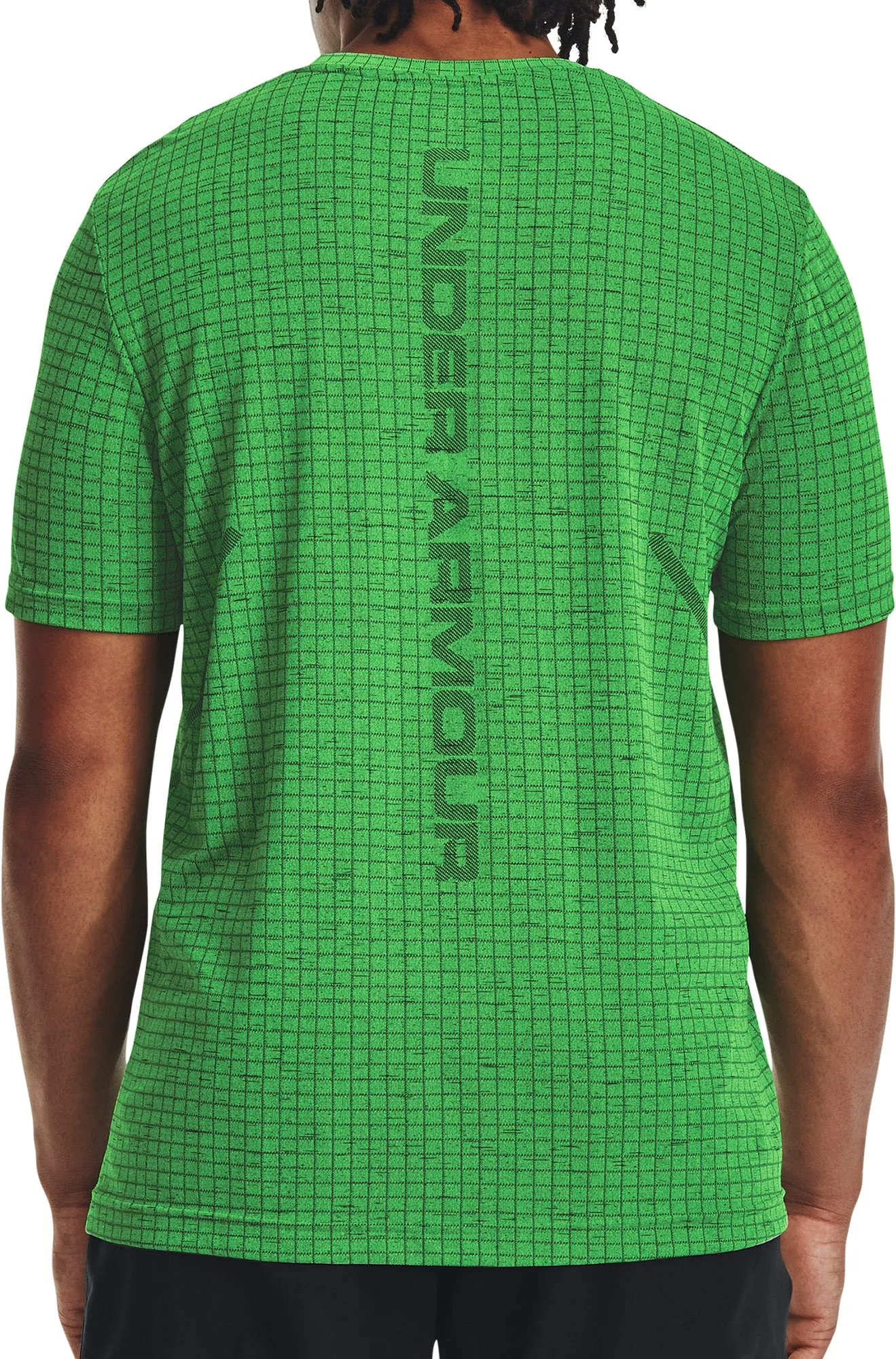 Clothing Under Armour  Men Under Armour Seamless Grid Short Sleeve Mens Training Top - Green
