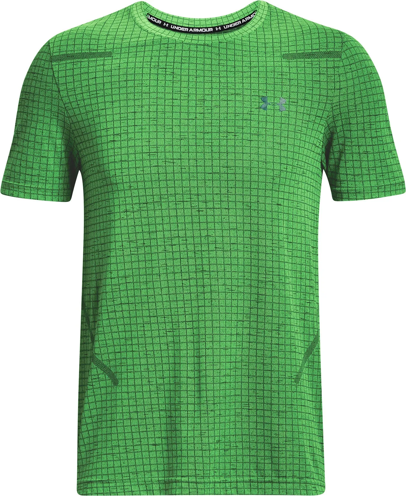 Clothing Under Armour  Men Under Armour Seamless Grid Short Sleeve Mens Training Top - Green