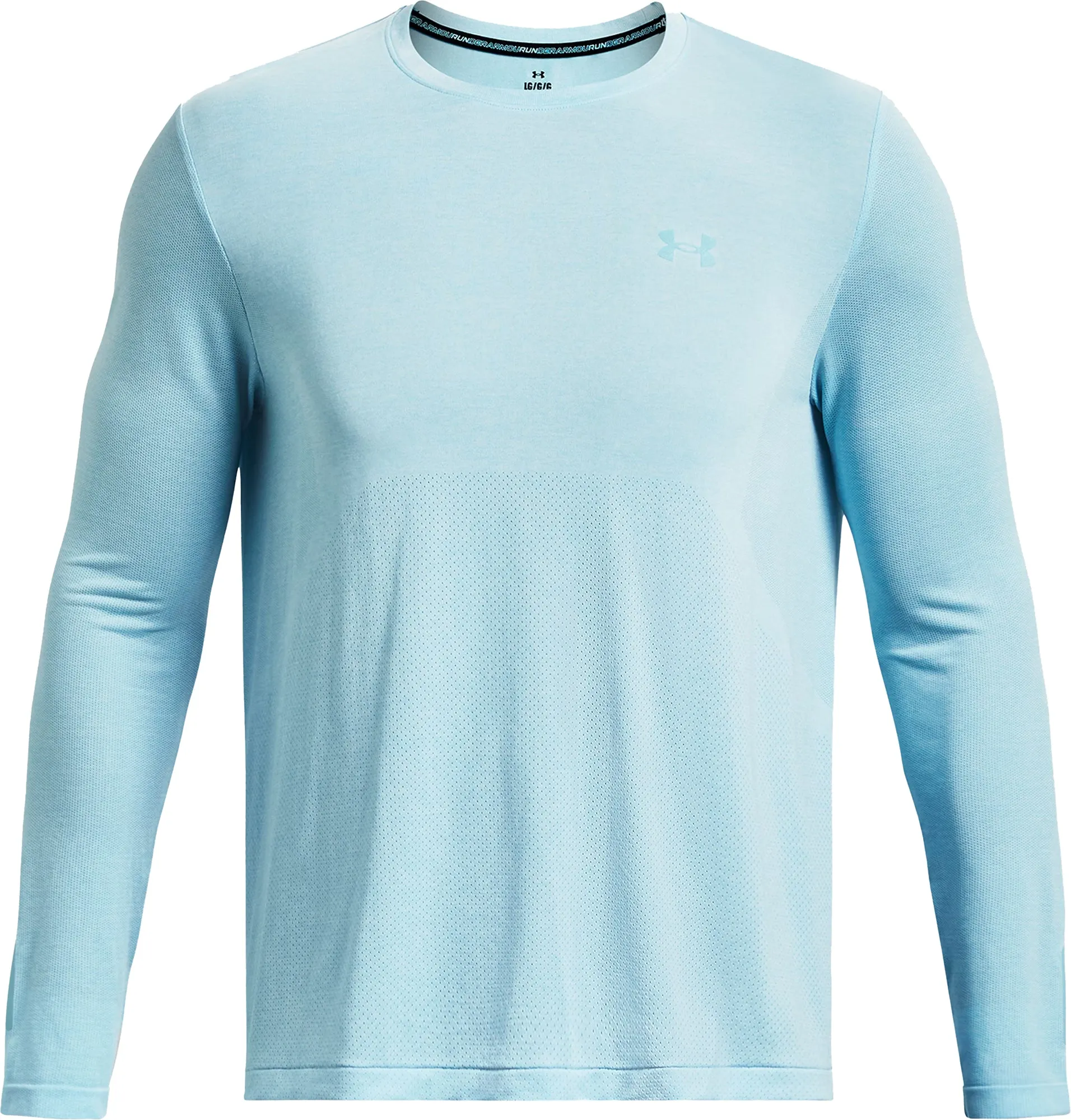 Clothing Under Armour  Men Under Armour Seamless Stride Long Sleeve Mens Running Top - Blue