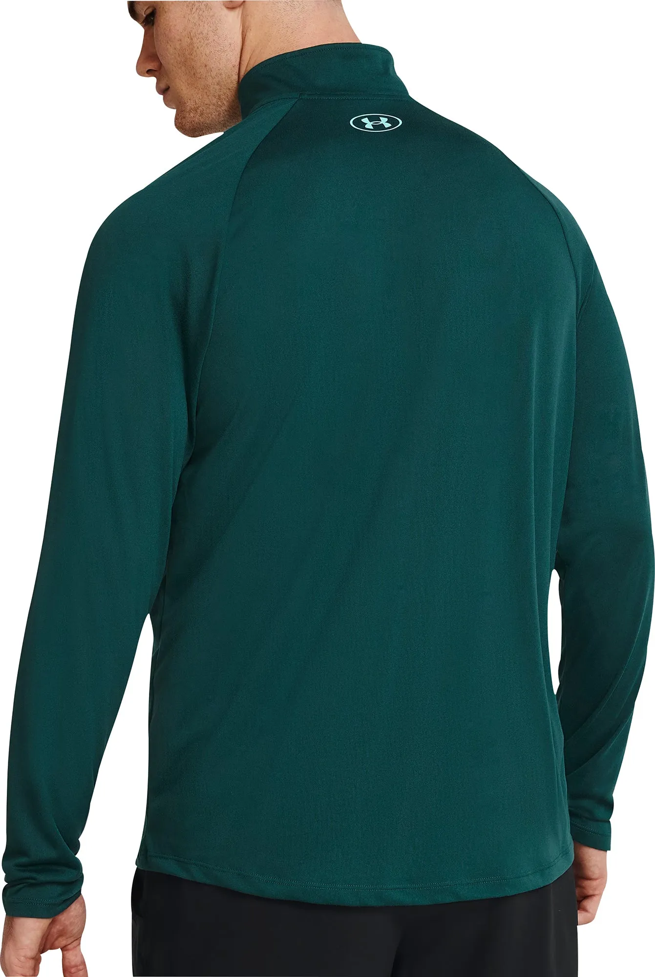 Clothing Under Armour  Men Under Armour Tech Half Zip Long Sleeve Mens Training Top - Green