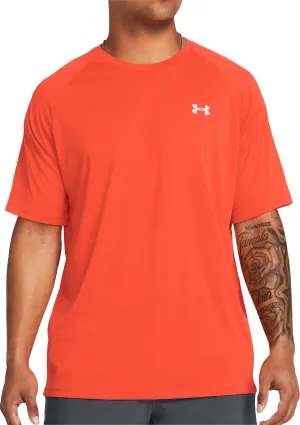 Clothing Under Armour  Men Under Armour Tech Reflective Short Sleeve Mens Running Top - Orange