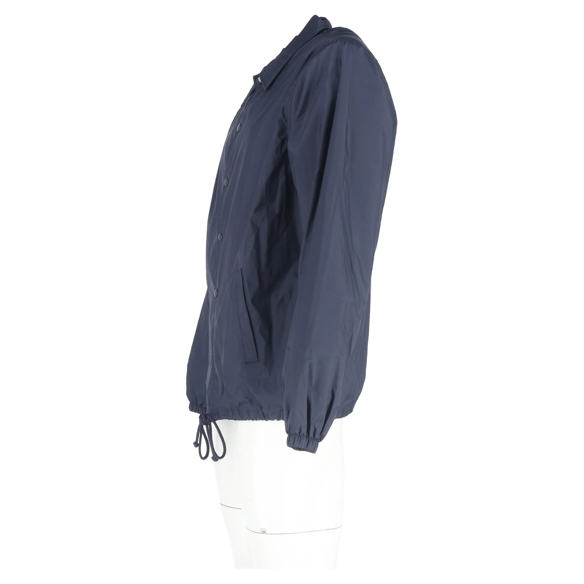 Comme des Garçons Coach Jacket in Navy Blue Nylon