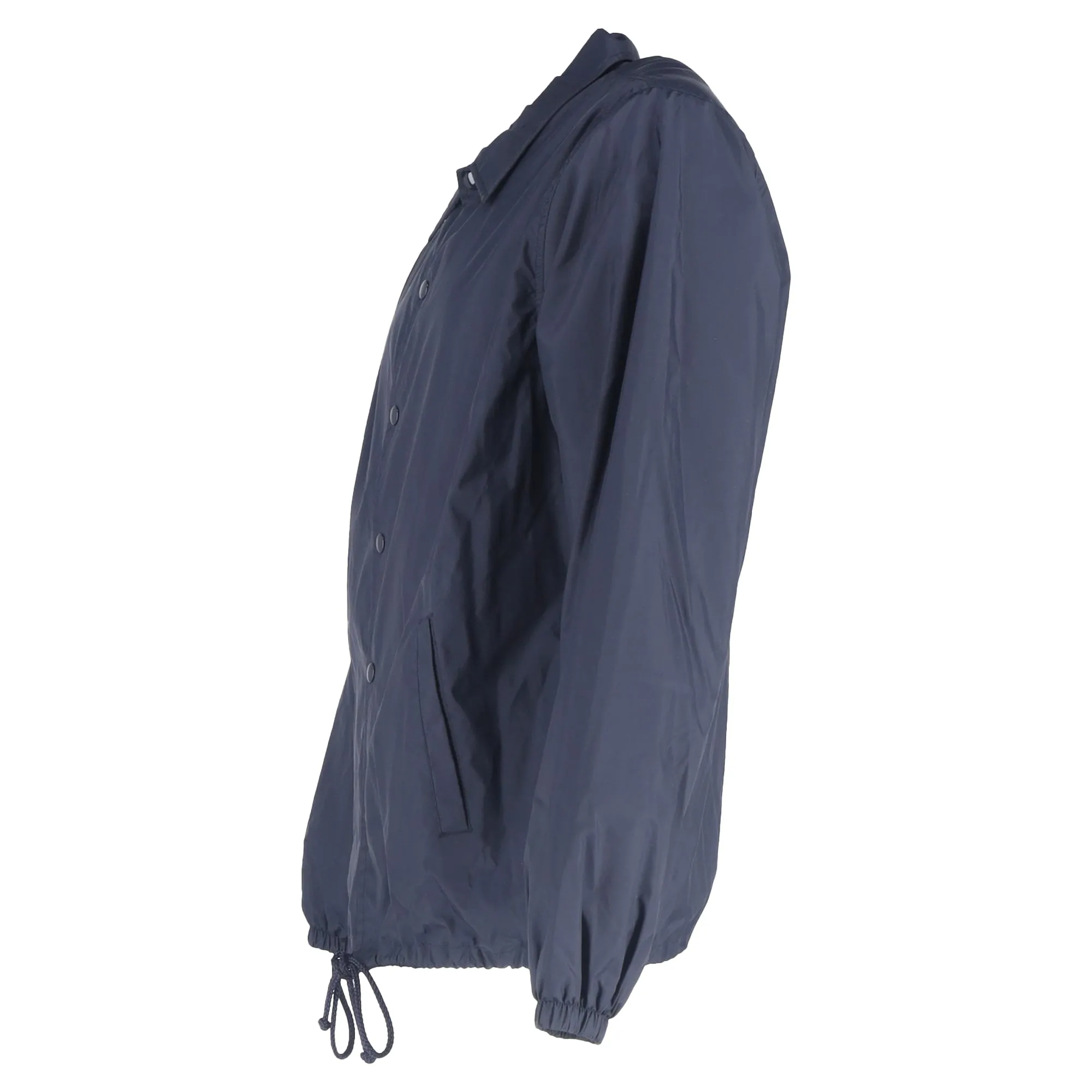 Comme des Garçons Coach Jacket in Navy Blue Nylon