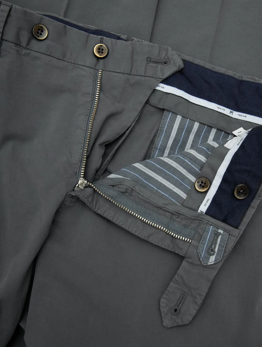 Cotton Chino Slate