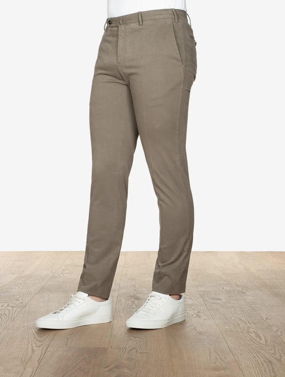 Cotton Chino Tan