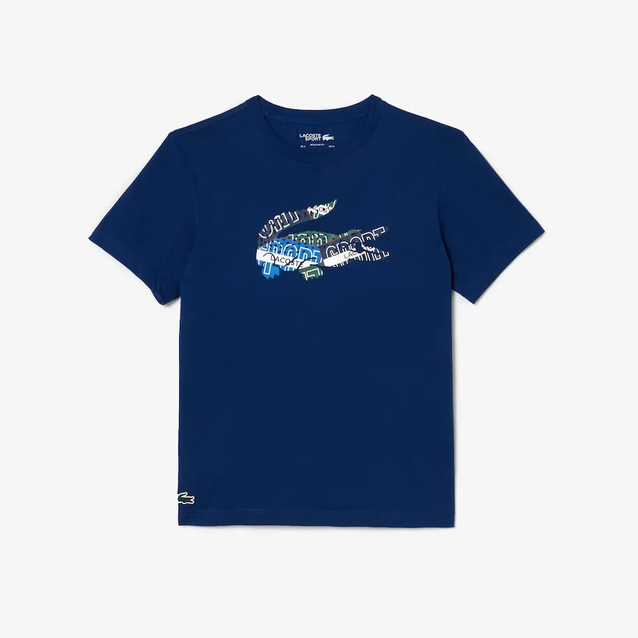 Cotton Jersey Sport T-shirt Navy Blue Patagonia Clothing