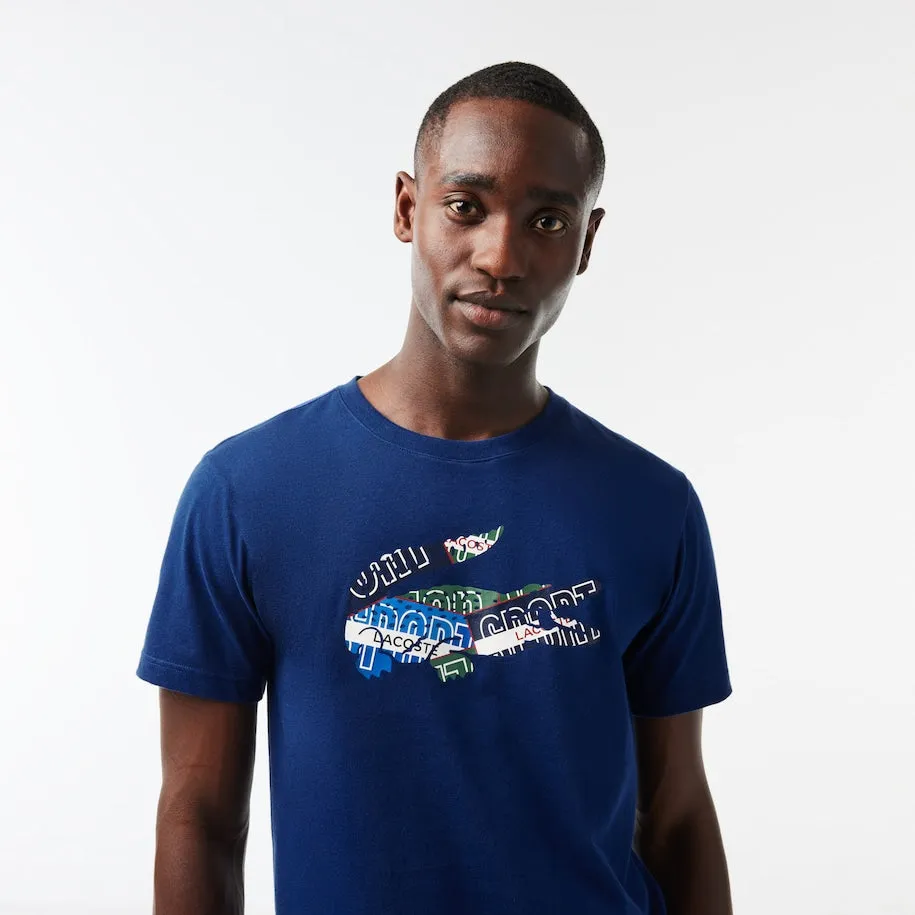 Cotton Jersey Sport T-shirt Navy Blue Patagonia Clothing