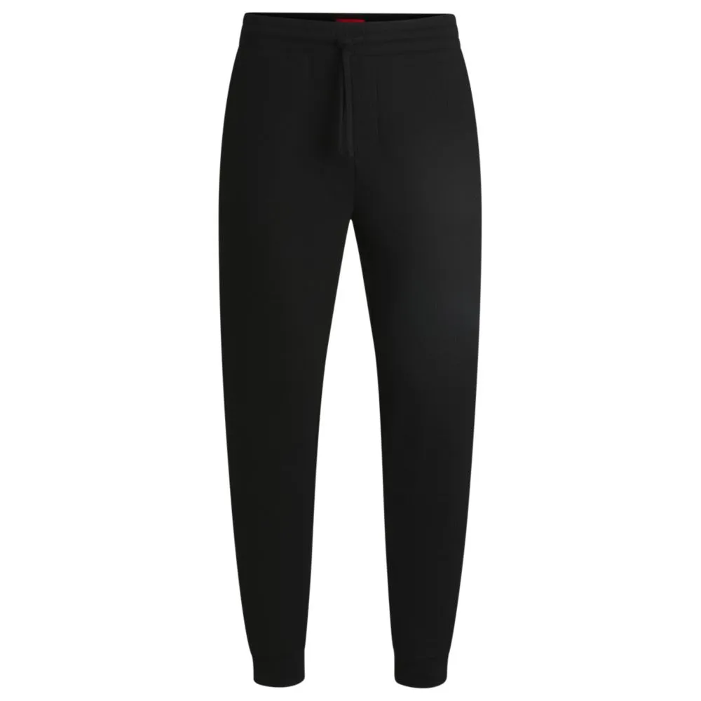 Cotton pajama bottoms with embroidered logo