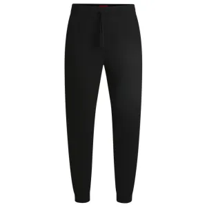 Cotton pajama bottoms with embroidered logo