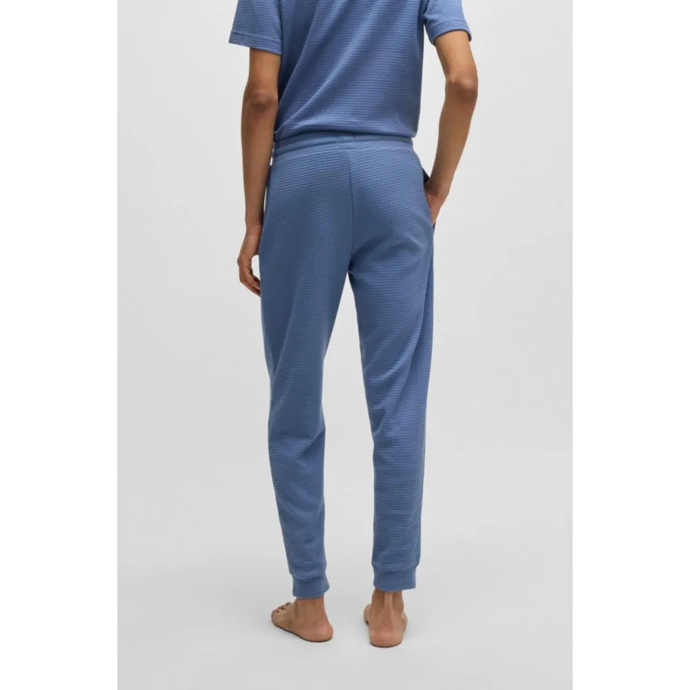 Cotton pajama bottoms with embroidered logo