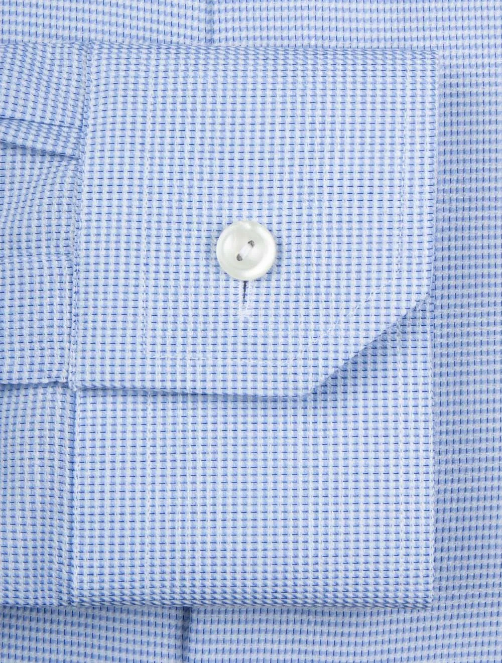 Dobby Contemporary Fit Shirt Blue