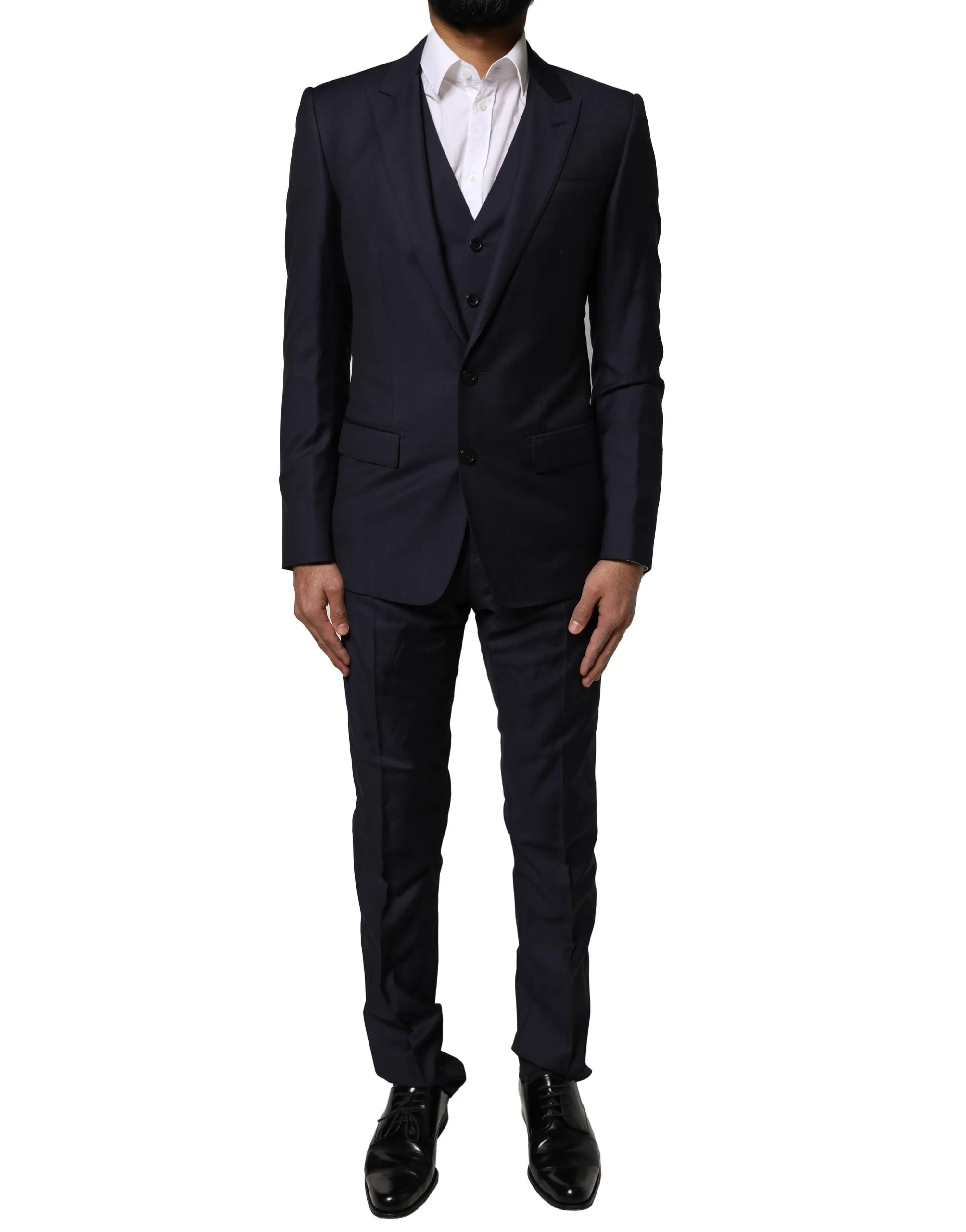 Dolce & Gabbana MARTINI Wool 3 Piece Formal Men Men's Suit