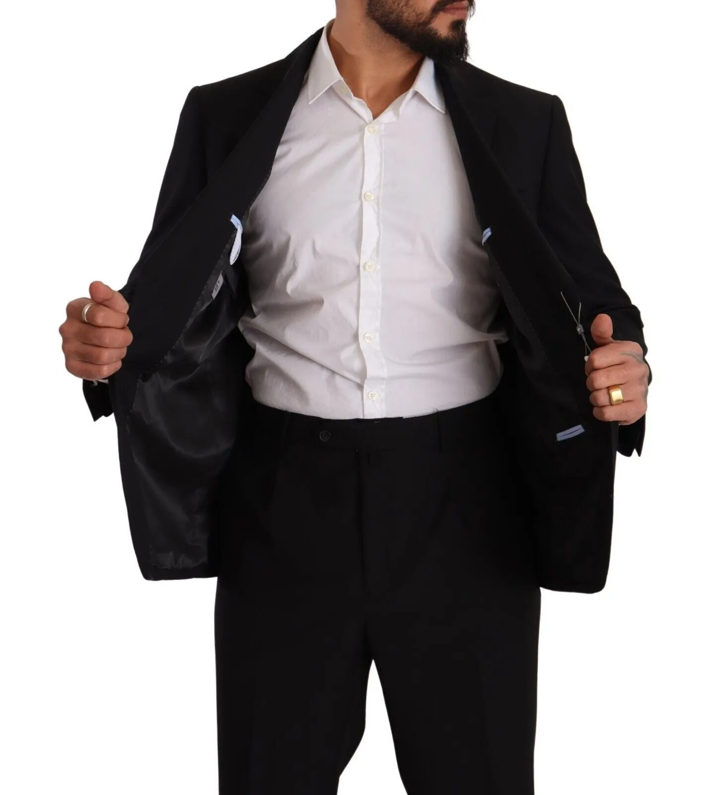 Domenico Tagliente  Polyester Single Breasted Formal Men's Suit