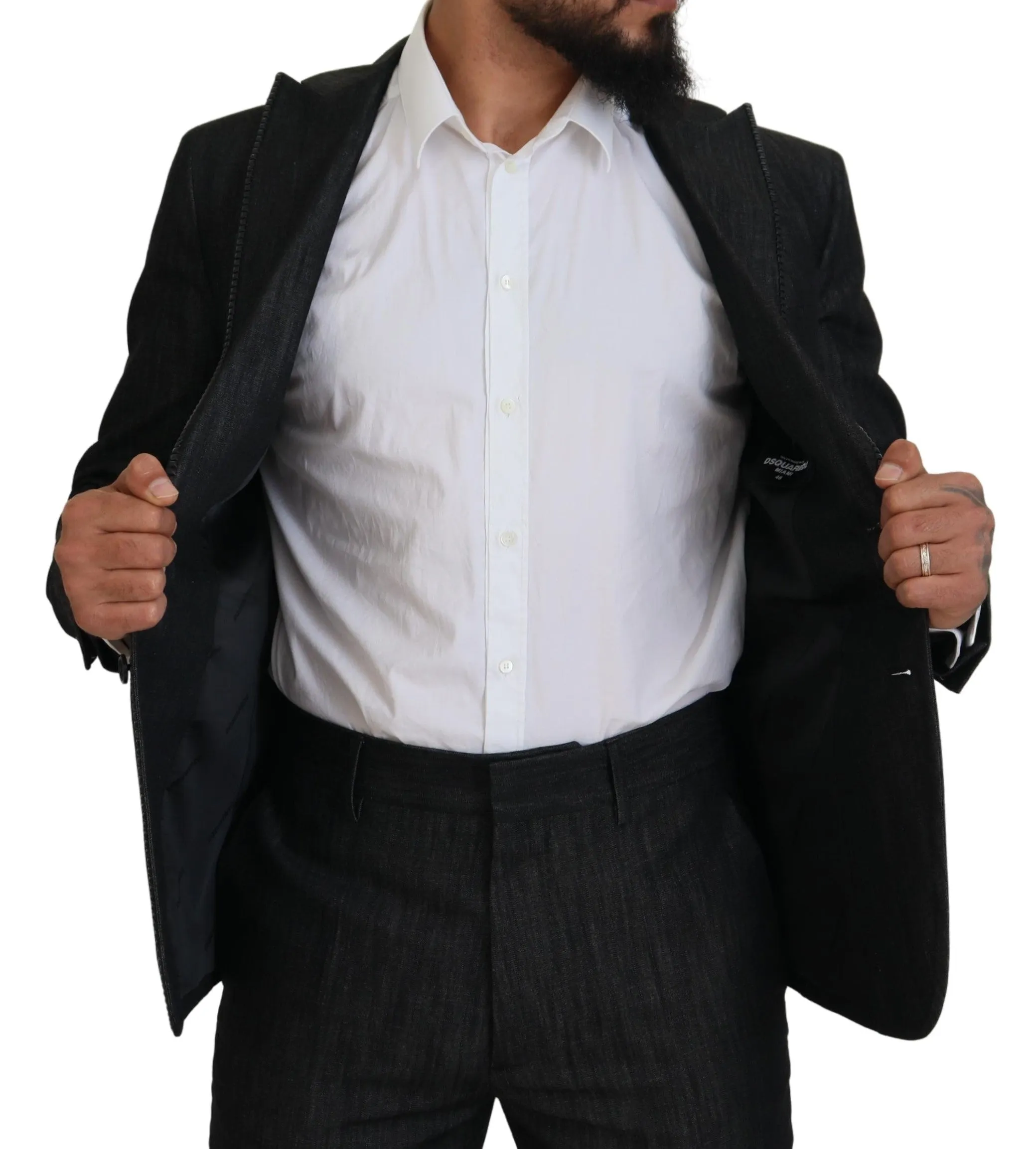 Dsqua2  Cotton Single Breasted 2 Piece MIAMI Men's Suit