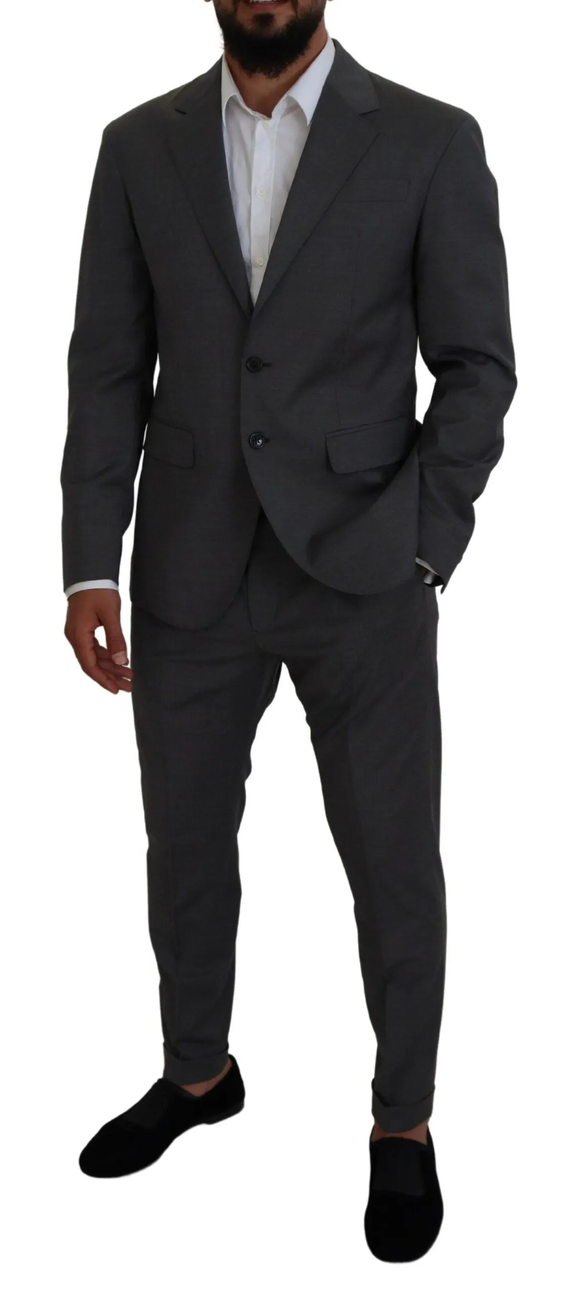 Dsqua2  Wool Single Breasted 2 Piece CIPRO Men's Suit