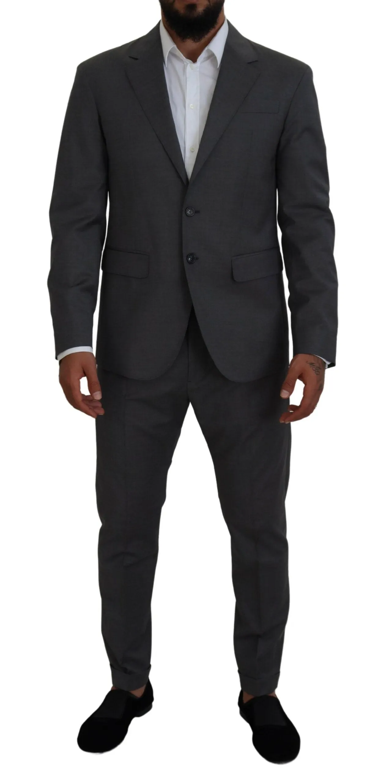 Dsqua2  Wool Single Breasted 2 Piece CIPRO Men's Suit