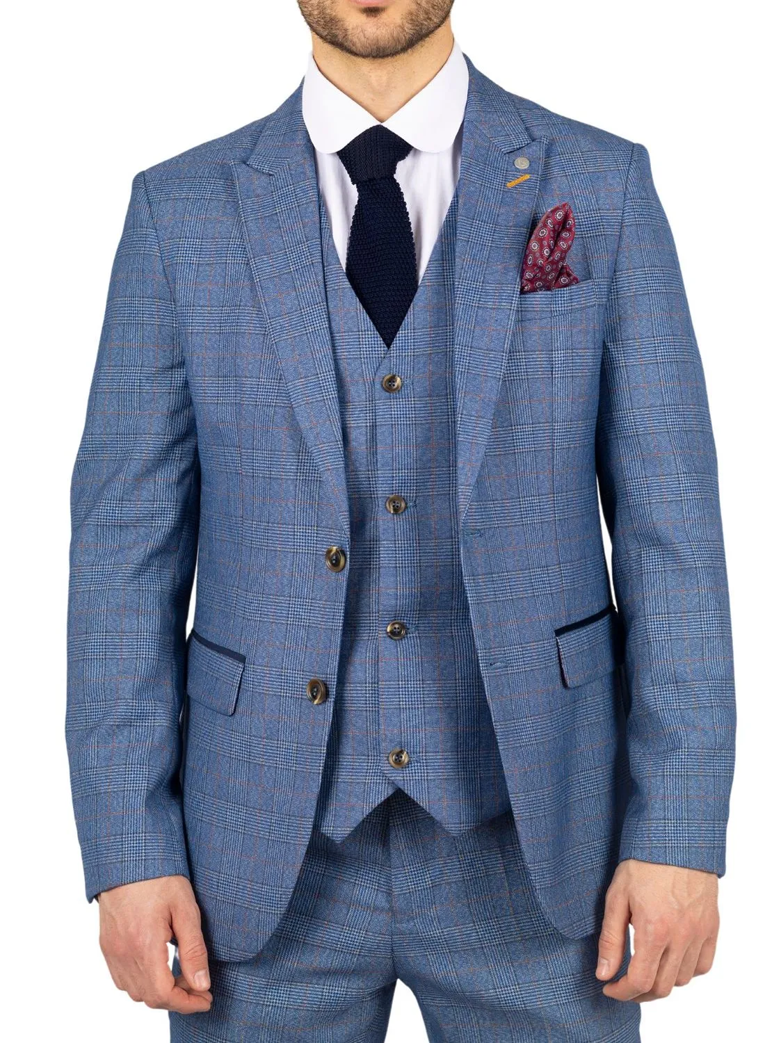 Earl - Checked Blazer Formal Office Wear