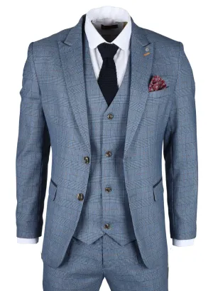 Earl - Checked Blazer Formal Office Wear