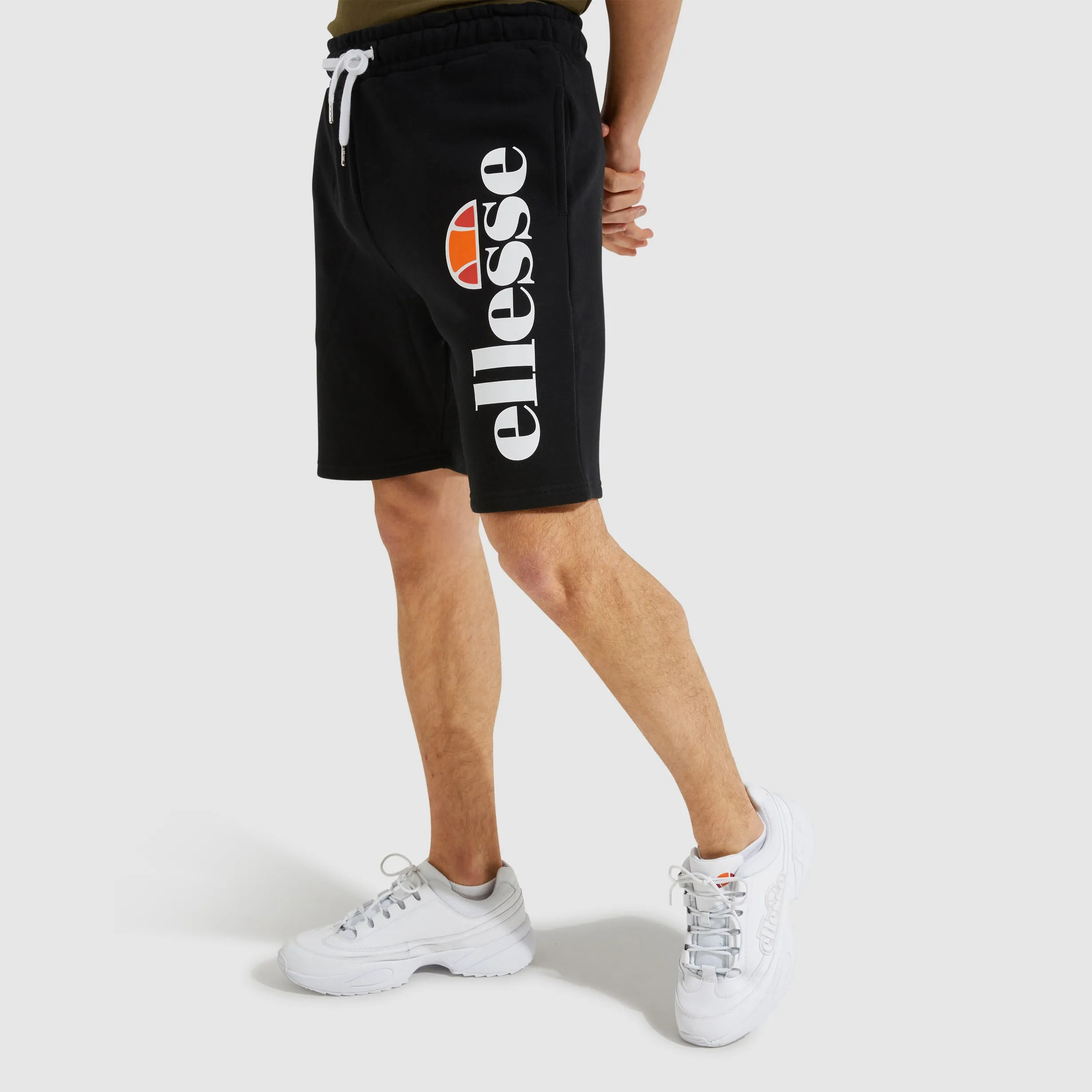 ELLESSE MEN'S BOSSINI BLACK SHORTS