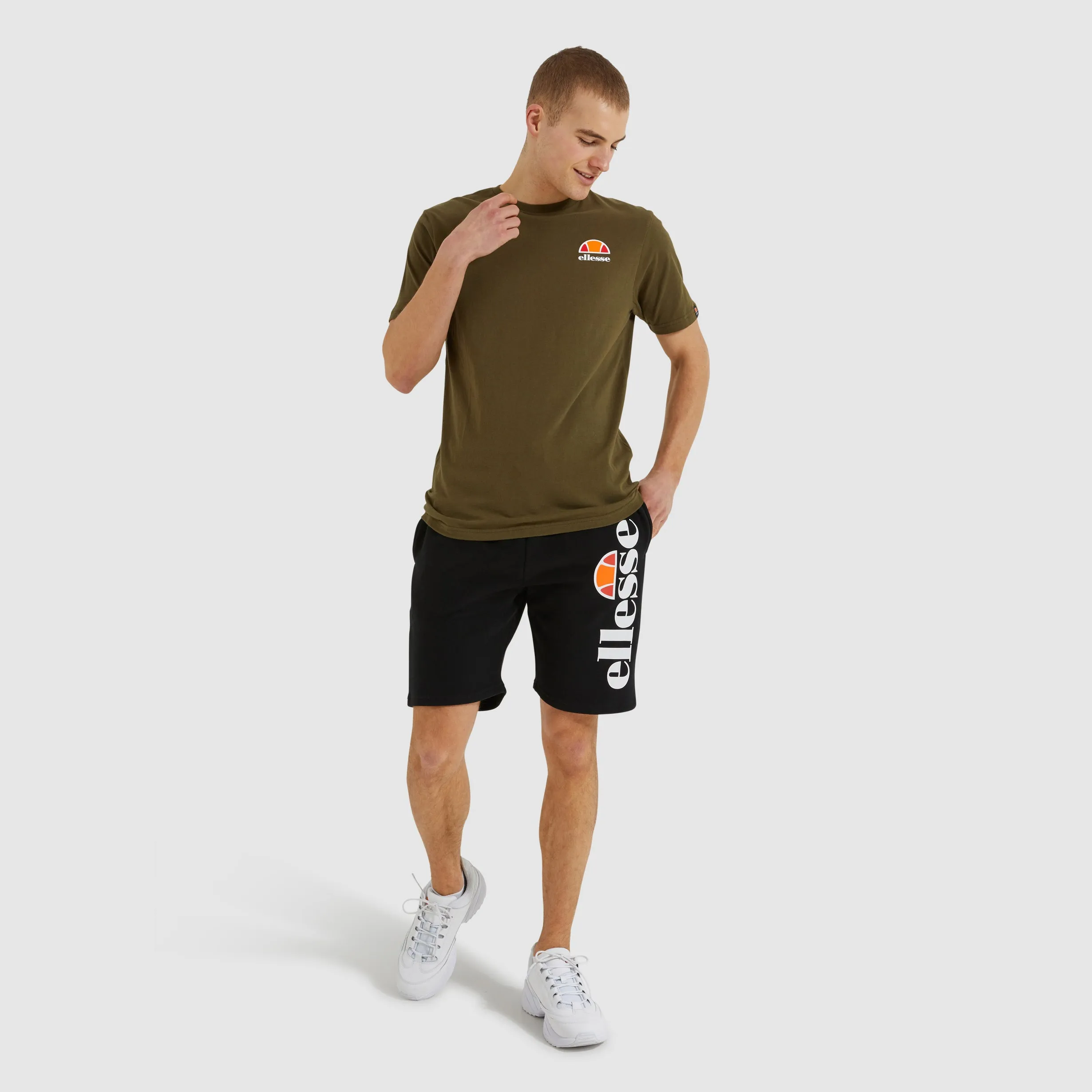 ELLESSE MEN'S BOSSINI BLACK SHORTS