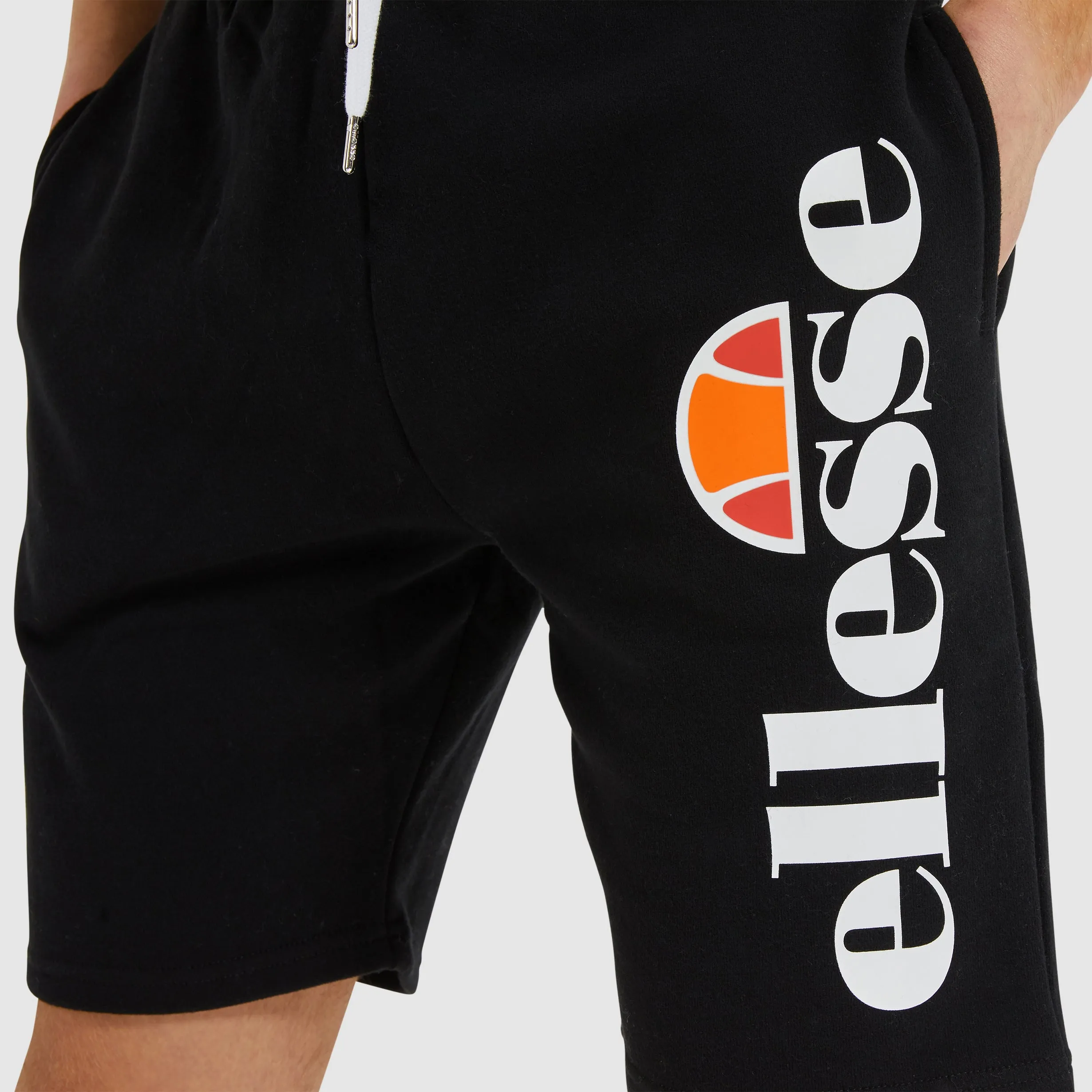 ELLESSE MEN'S BOSSINI BLACK SHORTS