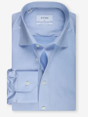 Extra Long Slim Fit Shirt Blue