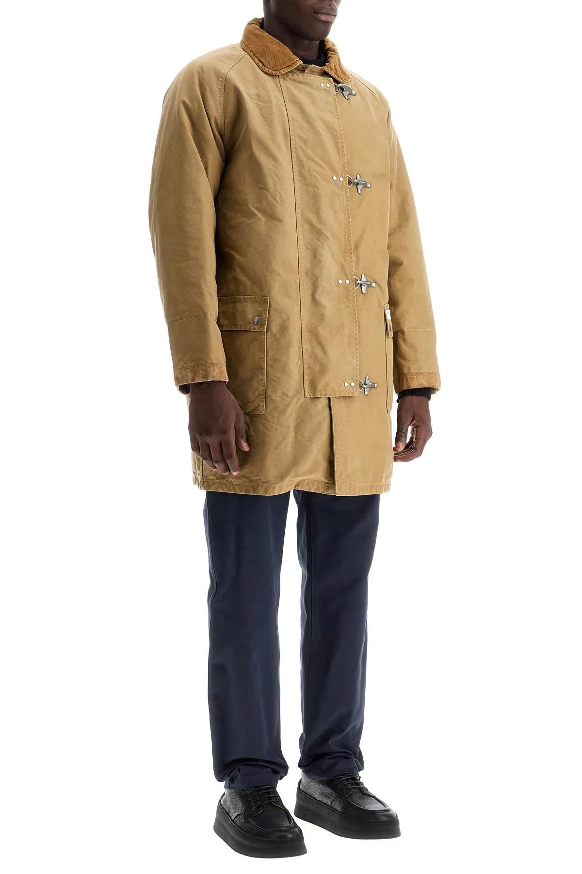 Fay Archive Men's Padded Canvas Jacket Coat