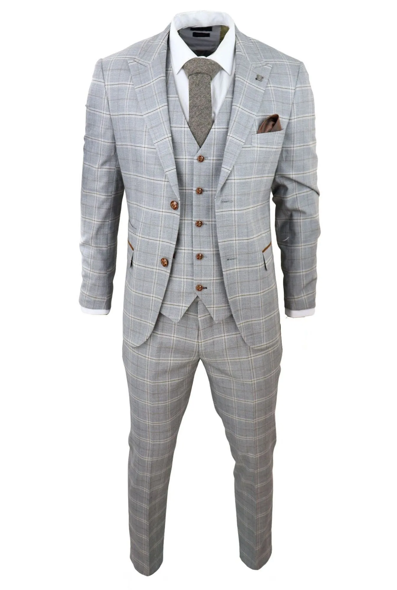 Ford Black 3 Piece Tuxedo Suit