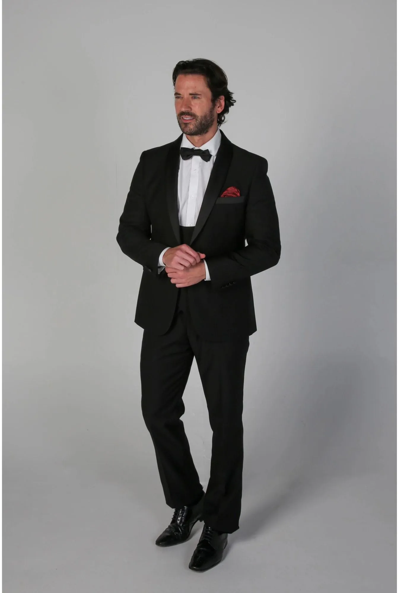 Ford Black 3 Piece Tuxedo Suit