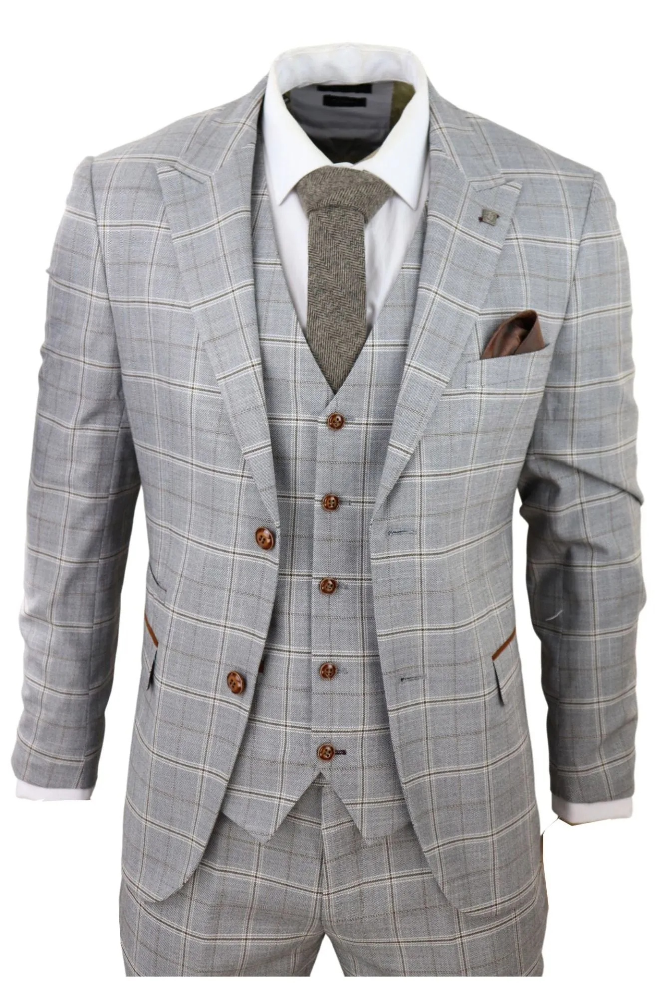 Ford Black 3 Piece Tuxedo Suit