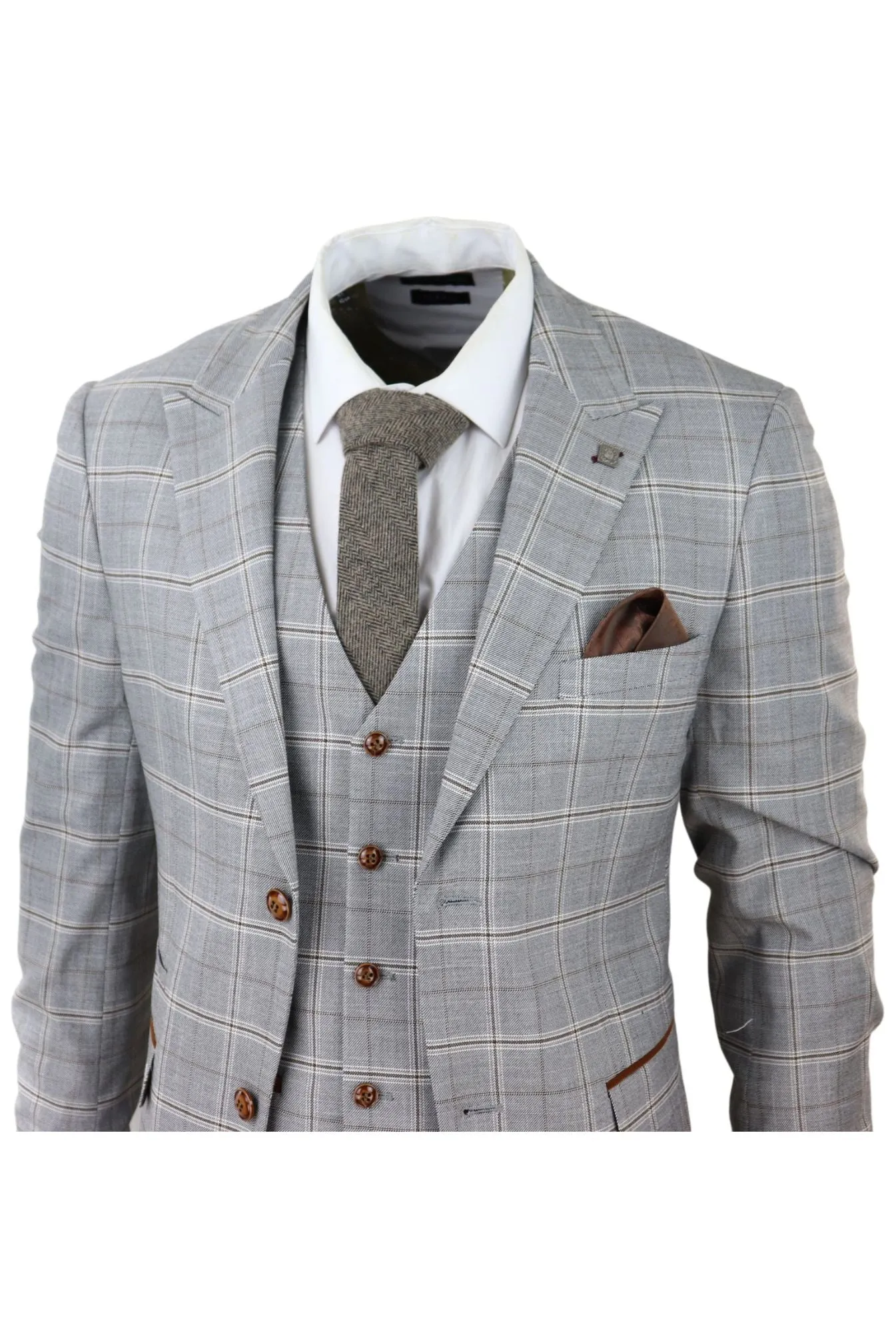 Ford Black 3 Piece Tuxedo Suit