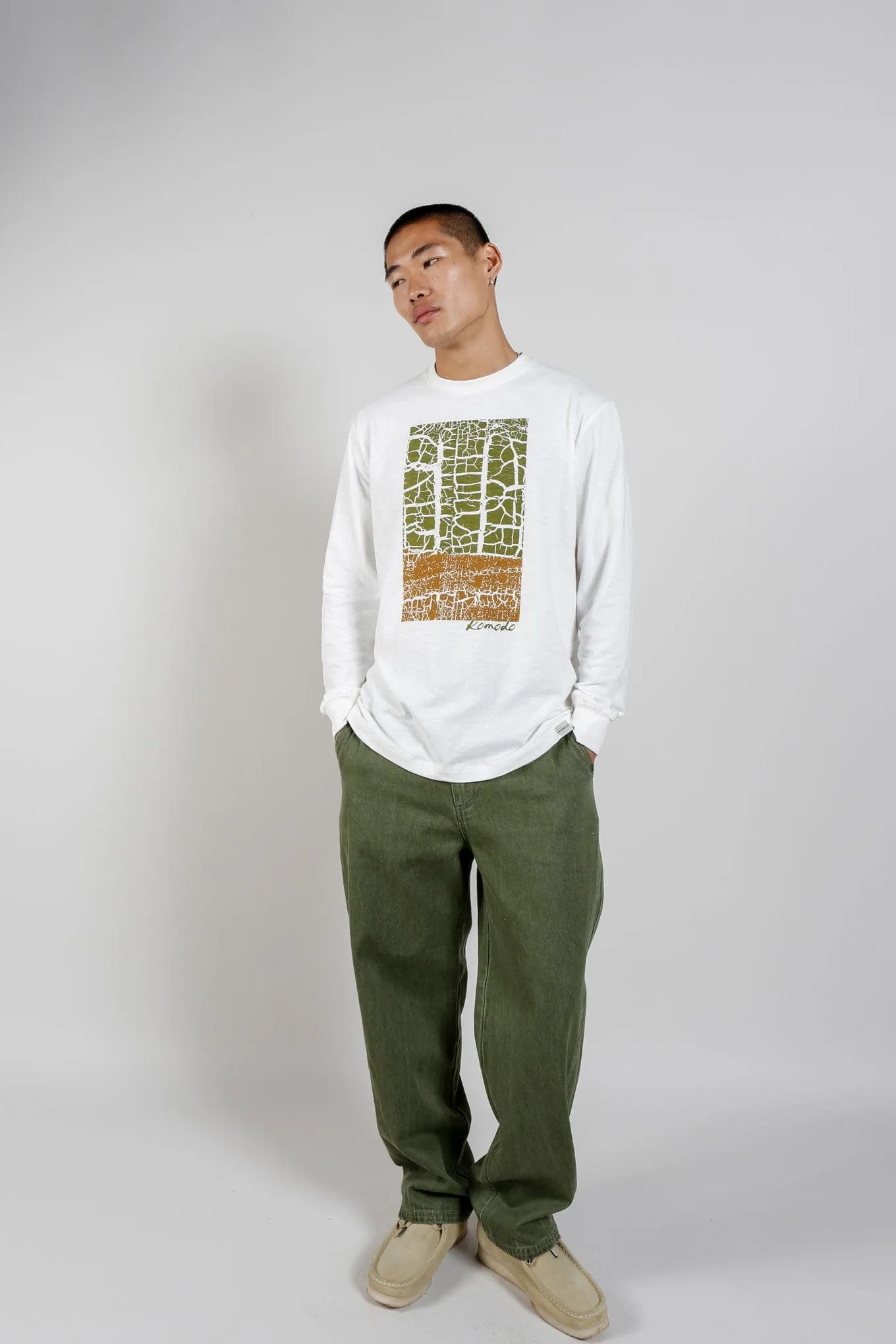 Forest Men's Organic Cotton T-Shirt | White
