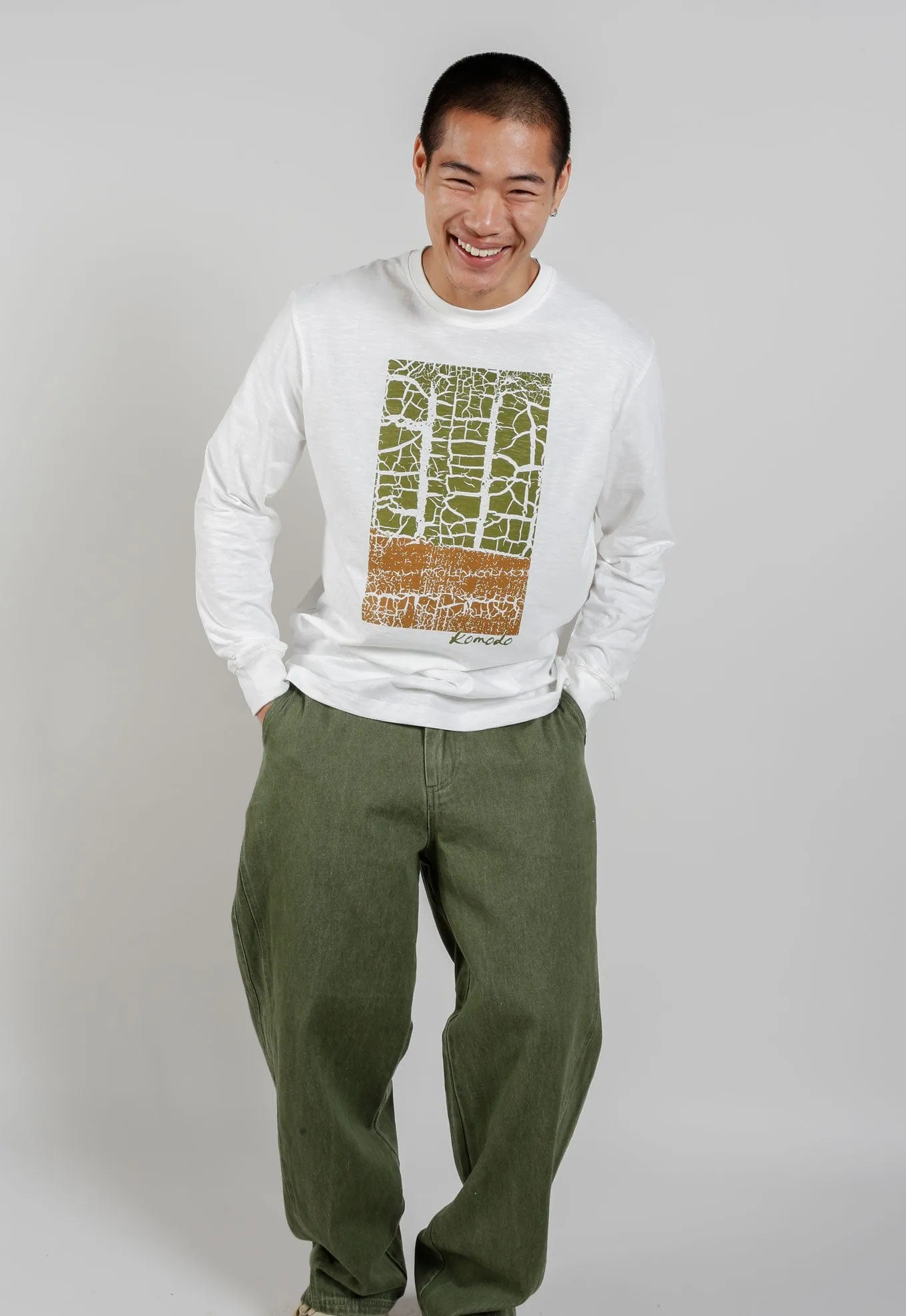 Forest Men's Organic Cotton T-Shirt | White