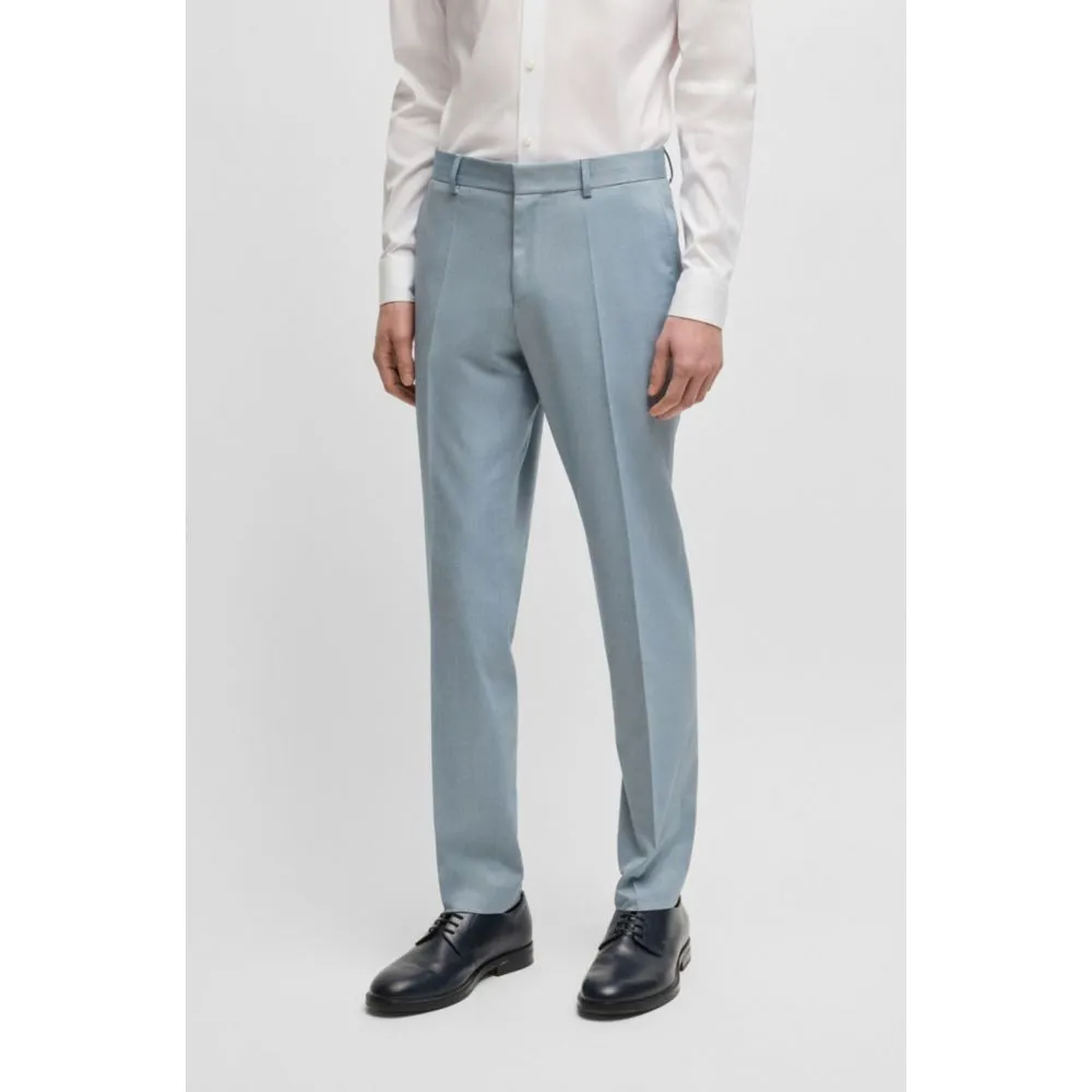Formal trousers in stretch chiffon