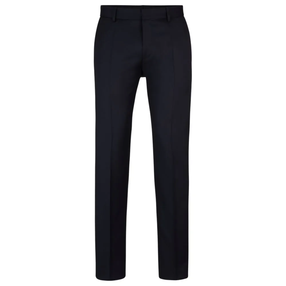 Formal trousers in virgin-wool serge