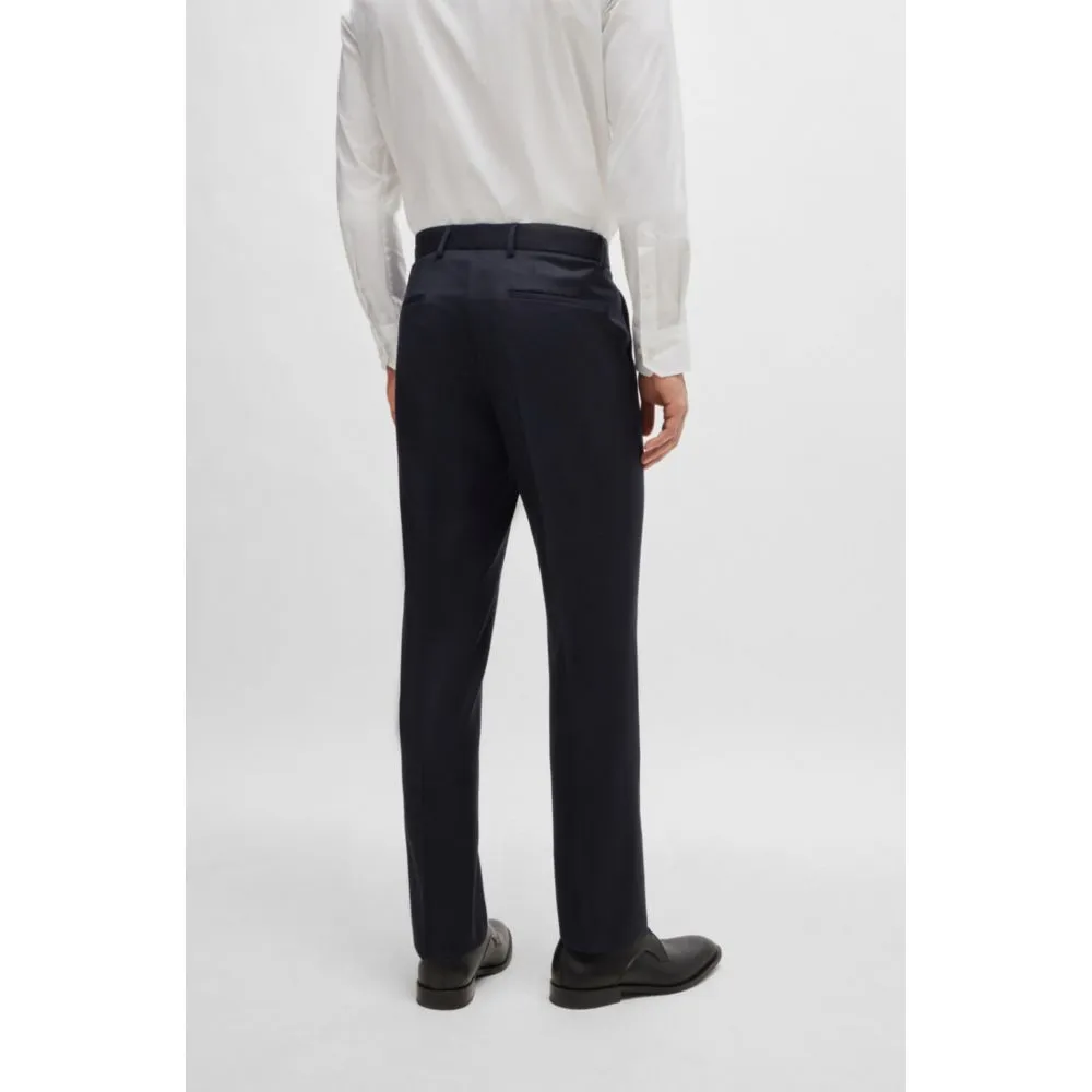 Formal trousers in virgin-wool serge