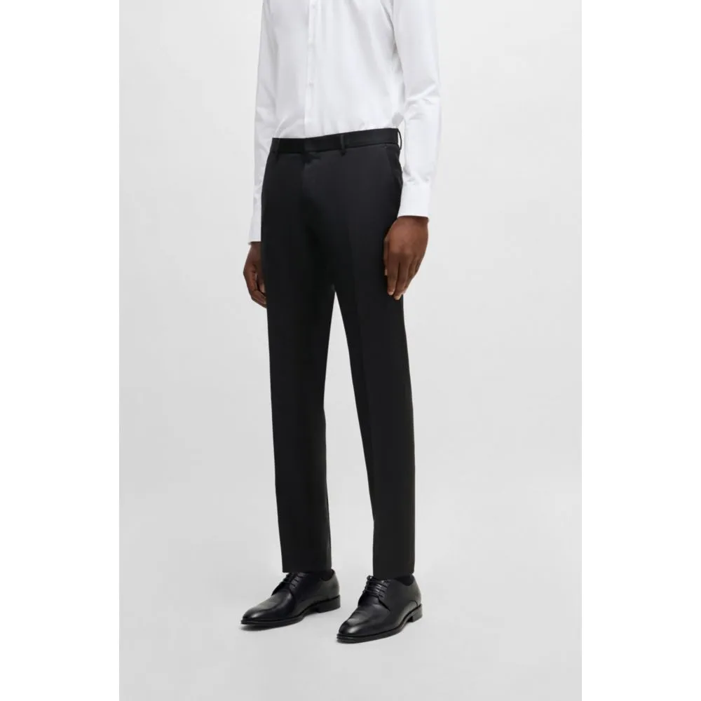 Formal trousers in virgin-wool serge