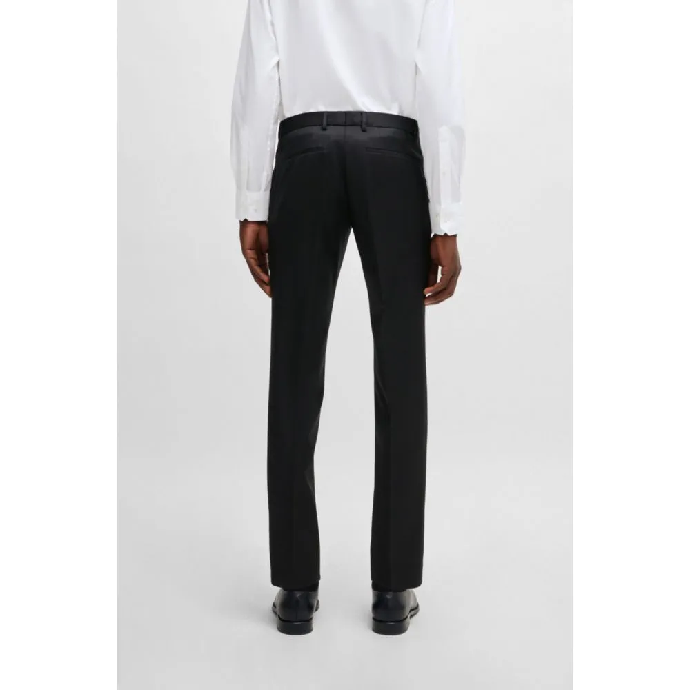 Formal trousers in virgin-wool serge