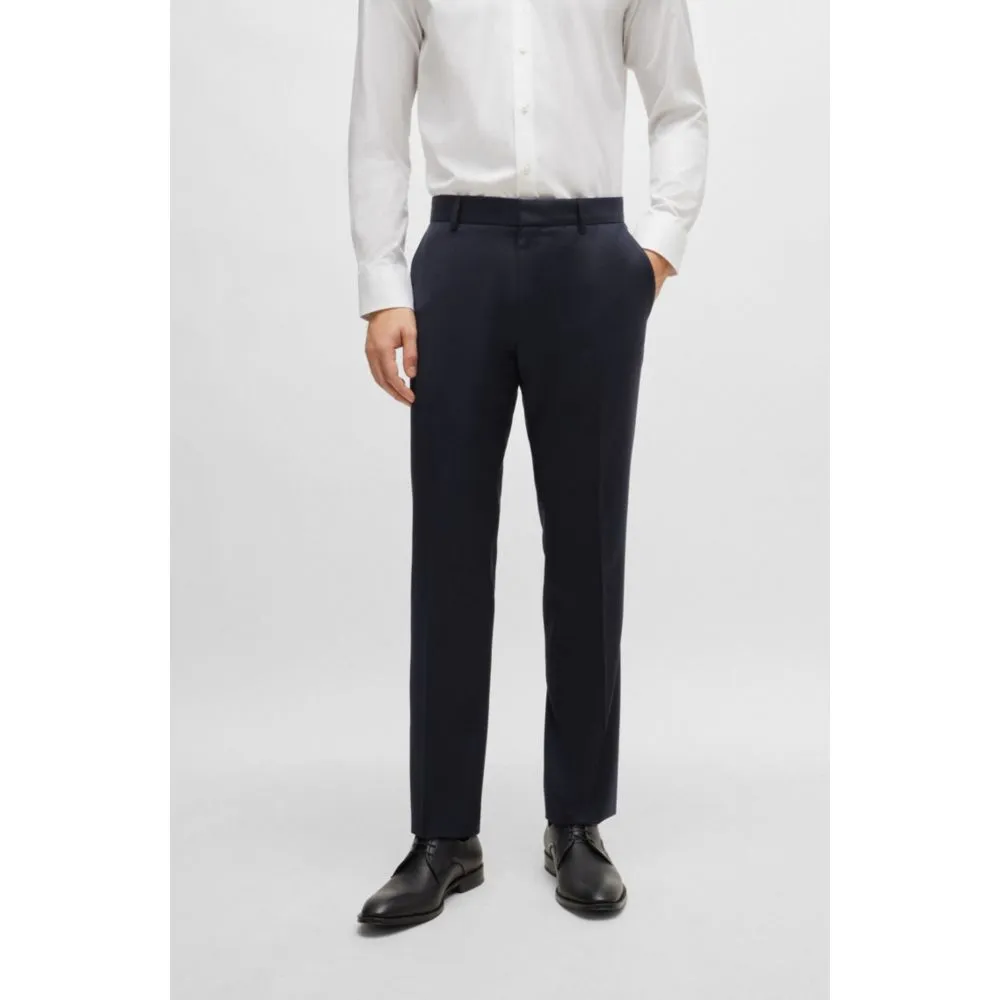 Formal trousers in virgin-wool serge