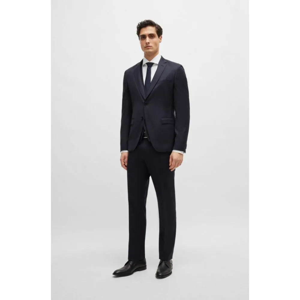 Formal trousers in virgin-wool serge